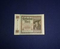 5000 Reichsmark 1922 Geldschein Banknote DR Bankfrisch Selten RAR Hessen - Babenhausen Vorschau