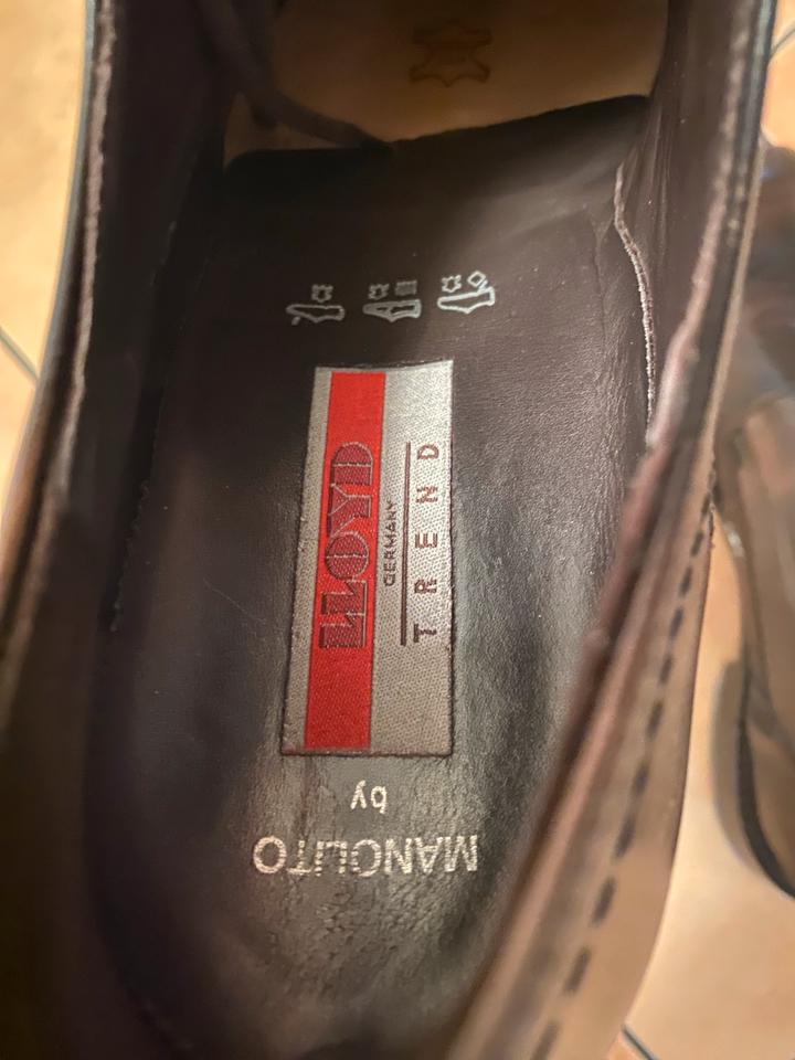 Lloyd Business Schuhe, braun cognac, Gr. 40,5 (7), top Zustand in Mühlheim am Main