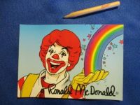 McDonalds Ronald Autogrammkarte und Bleistift mit Namensaufdruck Thüringen - Zella-Mehlis Vorschau