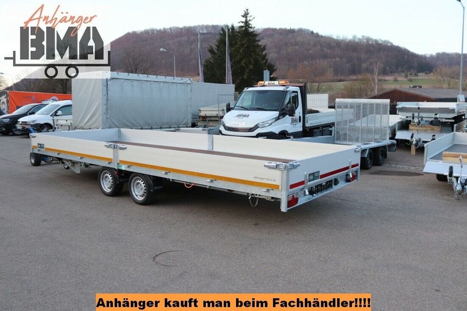 EDUARD Multitransporter Anhänger kippbar 606x200x30 3500kg+Rampen in Tannheim