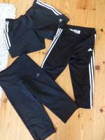 adidas Hosenpaket S / XS schwarz für Mädels Hessen - Eschwege Vorschau