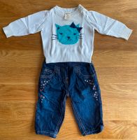 Baby Hose Jeans Pullover Oberteil Blau Katze Salt & Pepper Hessen - Wiesbaden Vorschau