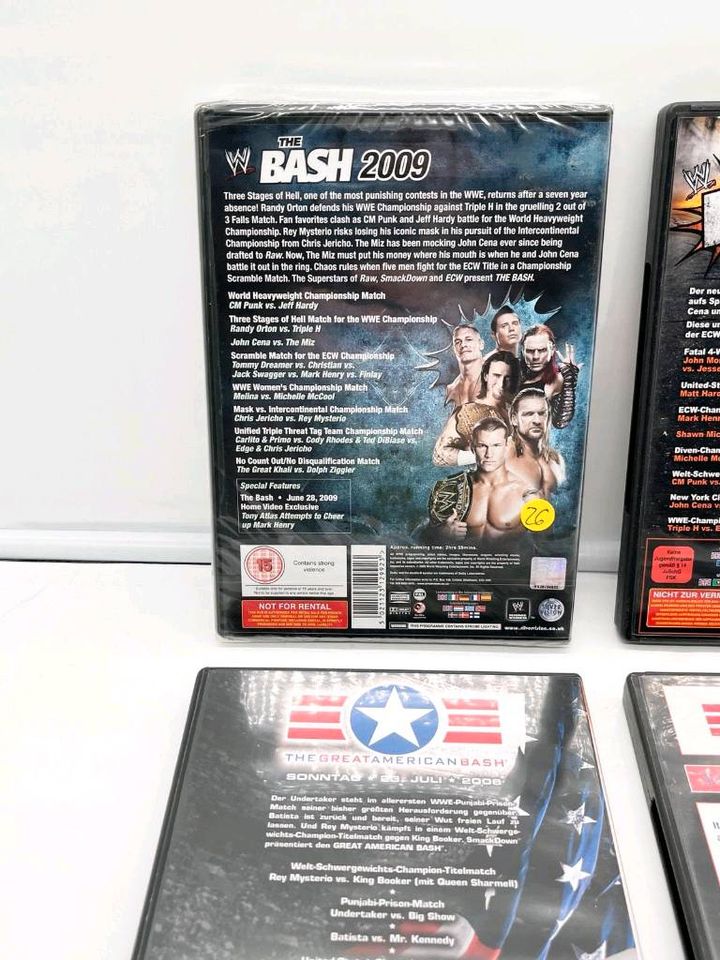 WWF/WWE DVD Konvolut The Great American Bash Konvolut je 5€ in Filderstadt