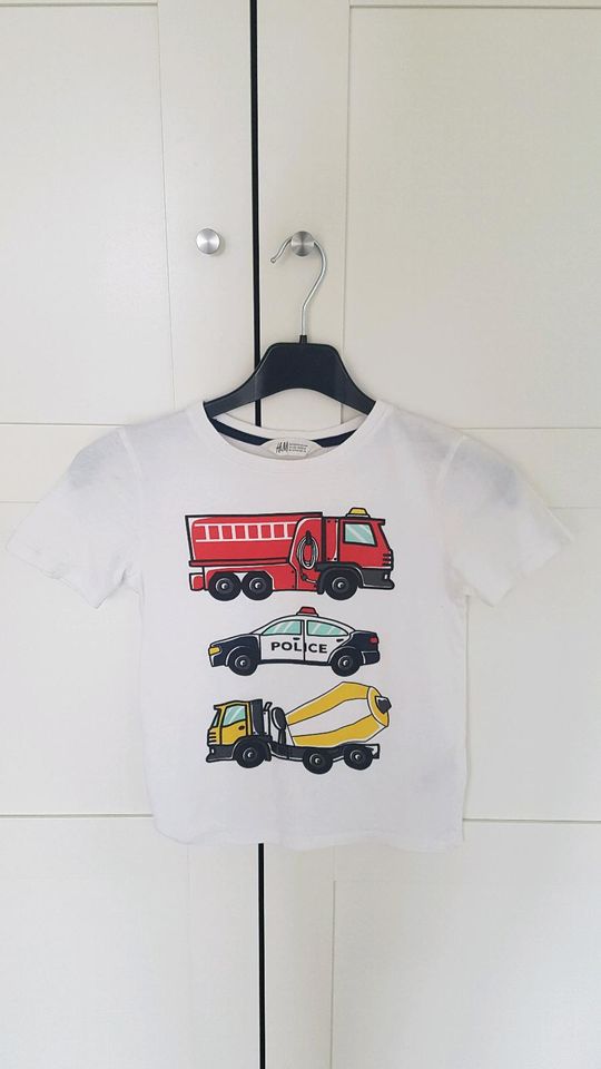 T-Shirt 122/128 Feuerwehr/Polizei in Salzwedel