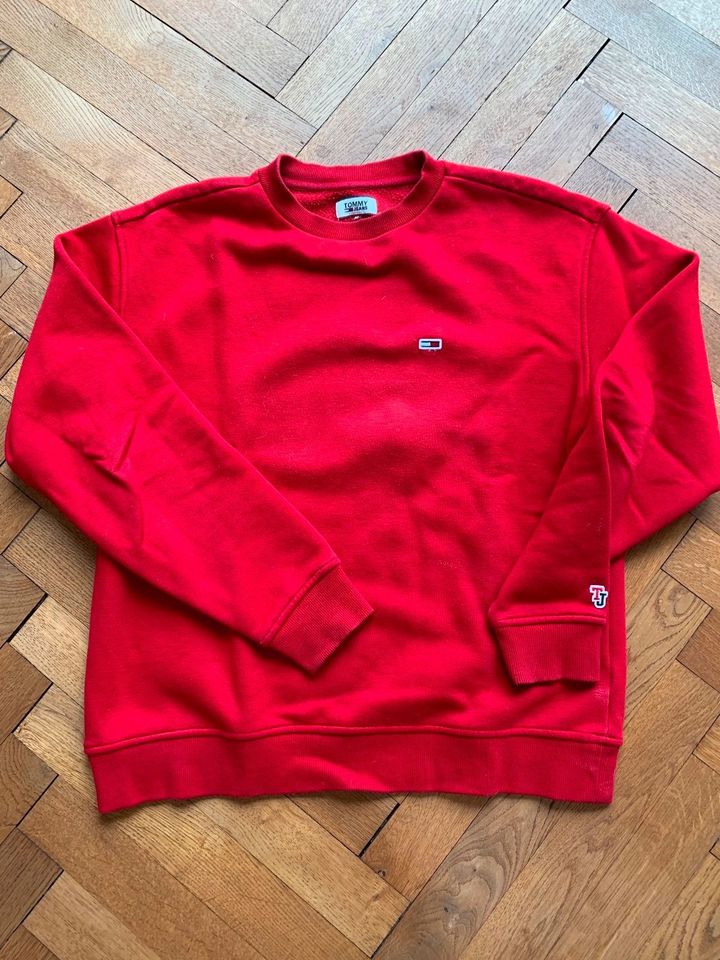 Pullover Sweatshirt von Tommy Jeans rot M in Hamburg