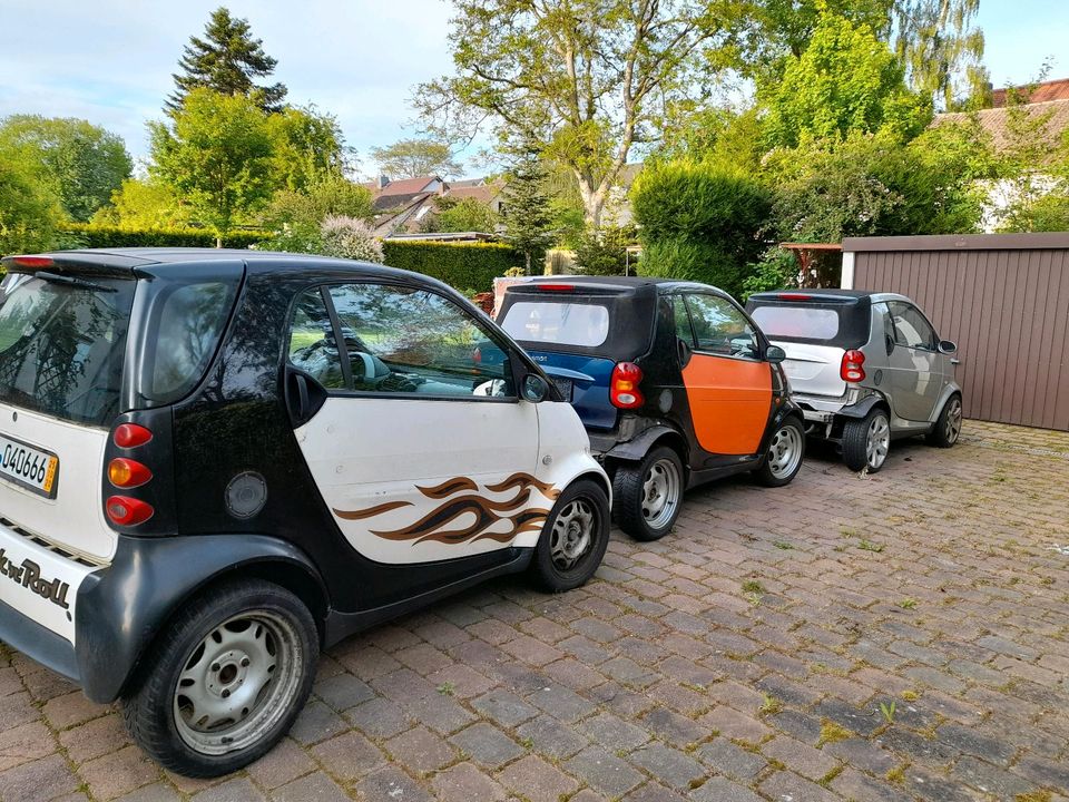 3 Smart For Two Cabrio im Paket mit Diversen Teilen in Hannover