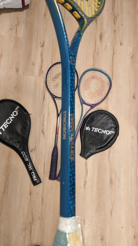 3 Squashschläger Unsquashable Synchron Techno Power Stick Squash in Berlin