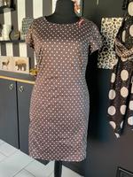 Sexy Kleid braun mit Punkten Gr. 42 Taifun elegant schlicht Niedersachsen - Uelzen Vorschau