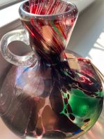 Vase buntes Glas mundgeblasen Franz Austen mit Zertifikat Rarität Nordrhein-Westfalen - Siegen Vorschau