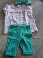 T-Shirt und kurze Leggings mit Stirnband im Set Mädchen Gr.  68 Mecklenburg-Vorpommern - Brunn bei Neubrandenburg Vorschau