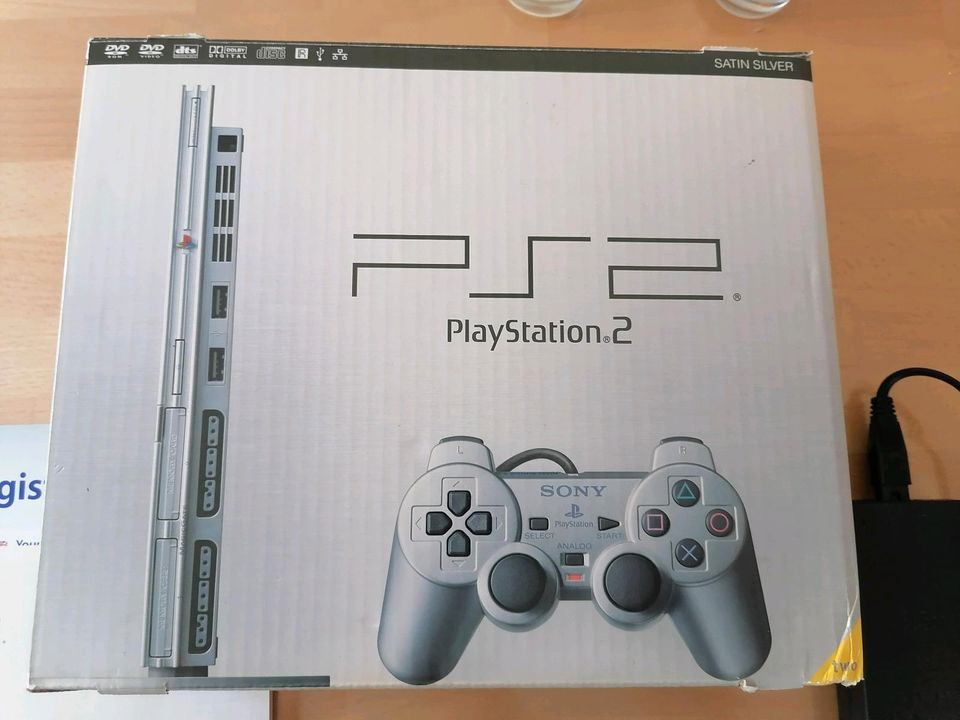 Sony PlayStation 2 slim mit original Verpackung in Sachsenheim