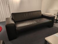 2x Ledersofa COR Nappaleder schwarz moderner Klassiker 3-Sitzer Rheinland-Pfalz - Frankenthal (Pfalz) Vorschau