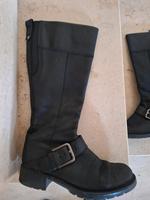 Clarks Stiefel 38 schwarz Bayern - Moosburg a.d. Isar Vorschau