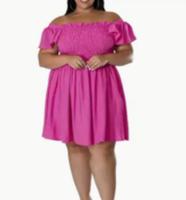 Sommerkleid in Farbe Beere (dunkelpink) 5XL Brandenburg - Brandenburg an der Havel Vorschau