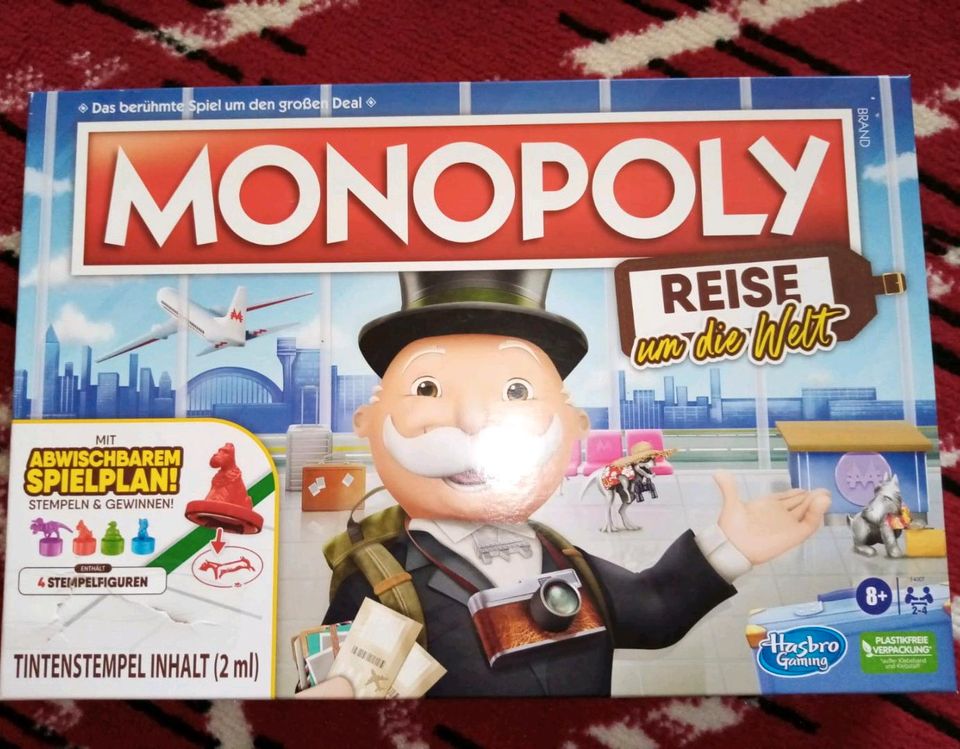 Monopoly Reise um die Welt Hasbro in Nürnberg (Mittelfr)