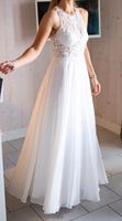 Brautkleid / Hochzeitskleid - lang, Rückenfrei/Perlenbestickt Frankfurt am Main - Bockenheim Vorschau