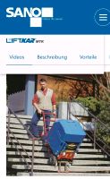Elektrischer Treppensteiger aus Stahl für Lasten bis 190 kg Bayern - Pfaffenhofen a. d. Roth Vorschau