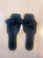 schwarze Sandalen mit Schleife Feldmoching-Hasenbergl - Feldmoching Vorschau
