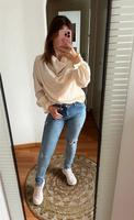 Orsay Jeans Gr. 36 mit Steinchen und Perlen Bayern - Kaufbeuren Vorschau