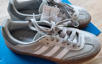 Adidas Samba Leder grau, Gr. 38, neu mit Etikett Sachsen - Markkleeberg Vorschau