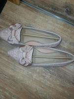 Glitzernde Ballerinas in Rosa gr. 43 Niedersachsen - Ihlow Vorschau