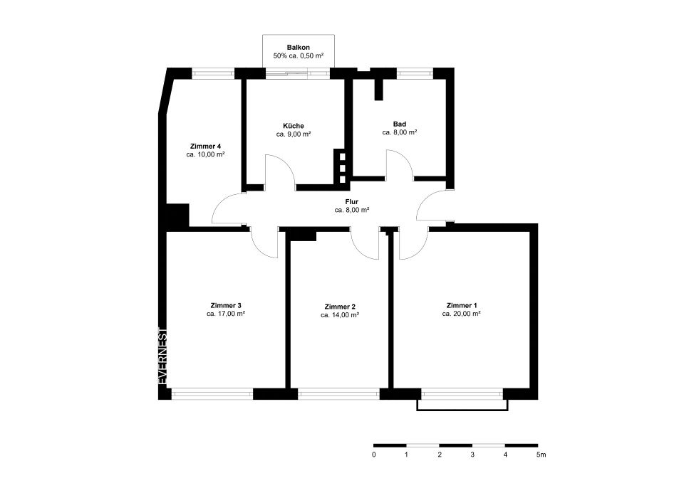 4-Zimmer-Eigentumswohnung in Bestlage in Köln