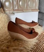 High Heels Schuhe Keilabsatz braun Größe 39 Bayern - Kirchehrenbach Vorschau
