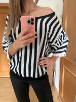 Pullover Streifen schwarz weiß Oui Damen Shirt Top S 36 München - Milbertshofen - Am Hart Vorschau