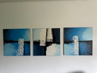 Abstraktes dreiteiliges Gemälde auf Leinwand | Kunstwerk | Bild Nordrhein-Westfalen - Werne Vorschau