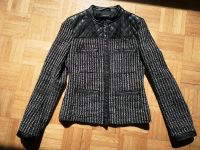 Jacke/Blazer Wolle mit Lederapplikation Gr. 38 Nordrhein-Westfalen - Nottuln Vorschau