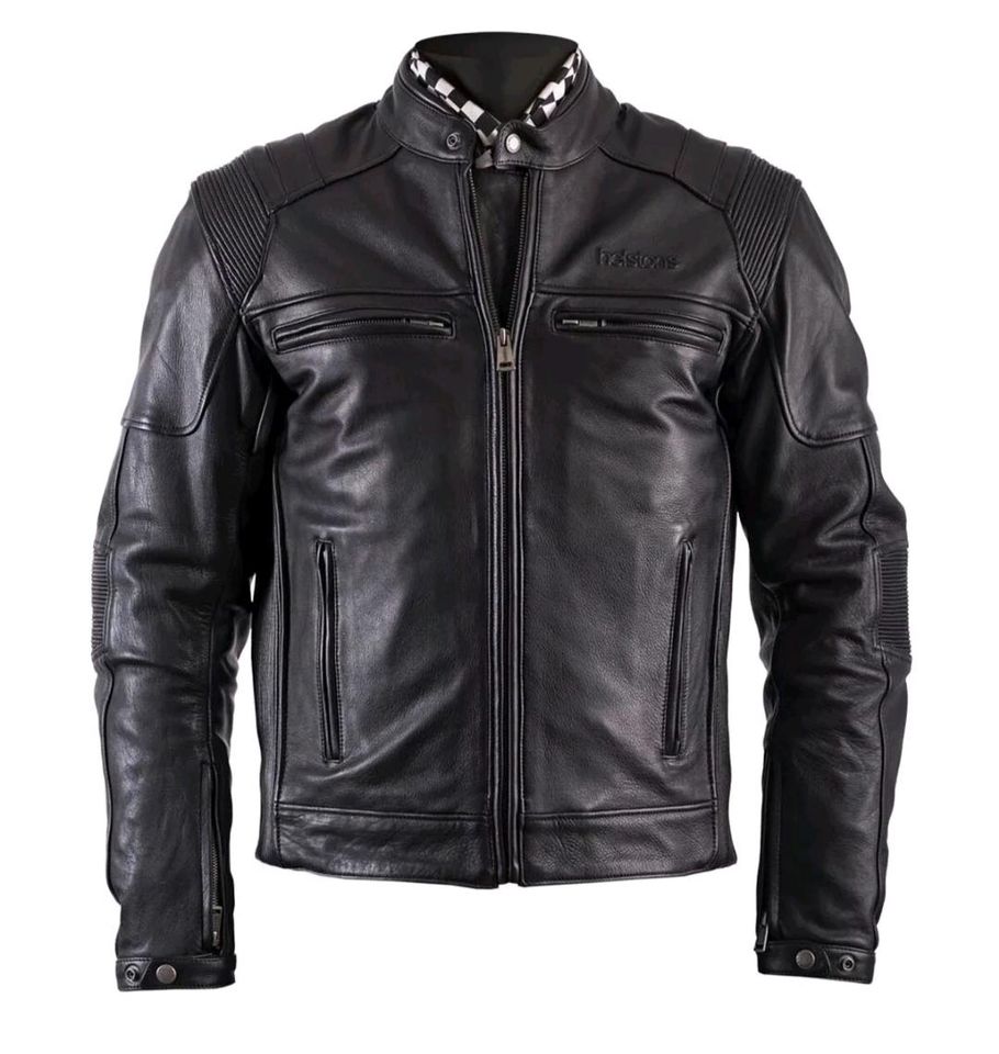 Helstons Motorrad Lederjacke " Trust " Schwarz - L / XL - Top ! in München