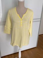Sommershirt von Brax, Gr.44, gelb-weiß gestreift, Baumwolle Lübeck - Travemünde Vorschau
