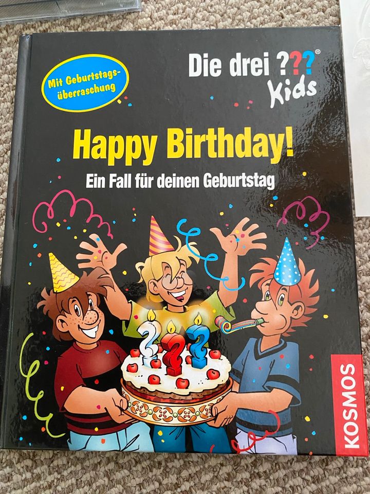 Die drei ??? Kids CD Detektiv Buch Koffer Birthday Buch in Baar-Ebenhausen