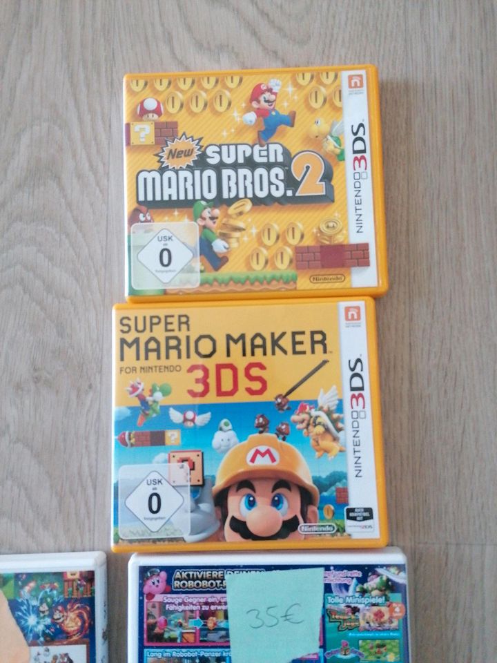 Nintendo 3DS Spiele (Pokemon, Mario, Kirby und andere) in Marburg