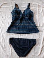 Tankini Größe 50 Giada blau mit Muster Hessen - Pohlheim Vorschau