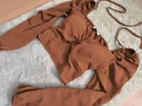 Bluse mit Cups braun langarm gr 38 Bayern - Schwarzenbach am Wald Vorschau