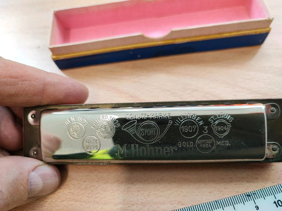 Antik Alt Mundharmonika ZIGEUNER BARON M.HOHNER Rarität Vintage in Dresden