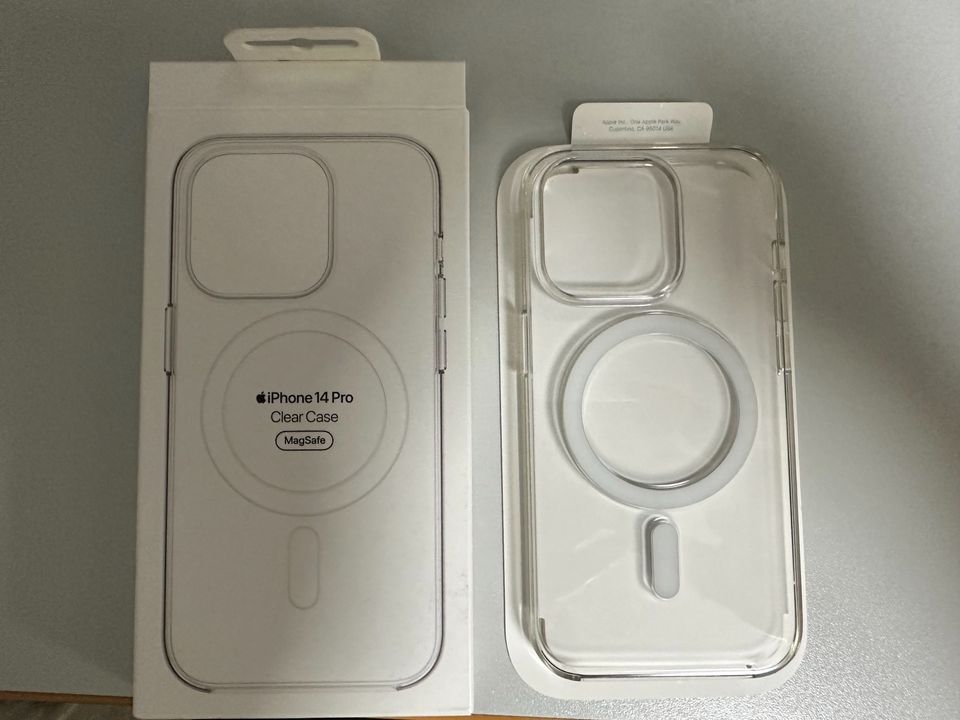 Original Apple iPhone 14Pro clear Case mit MagSafe Hülle wie neu in Zwickau