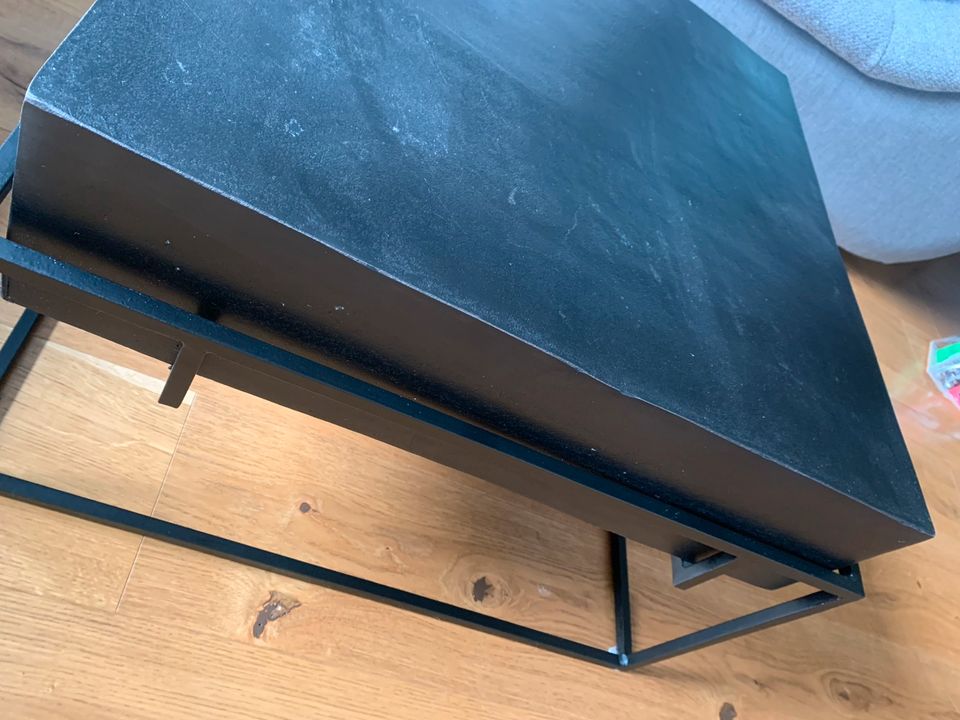 IMPRESSIONEN Couchtisch Metall Tisch schwarz Scan Design in Pettendorf