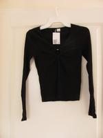 ✨️NEU Langarm Shirt S H&M schwarz ✨️ Pullover mit V-Ausschnitt Niedersachsen - Uelzen Vorschau
