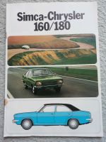 Simca-Chrysler 160/180,  orig. Farbprospekt, Set Bayern - Kronach Vorschau