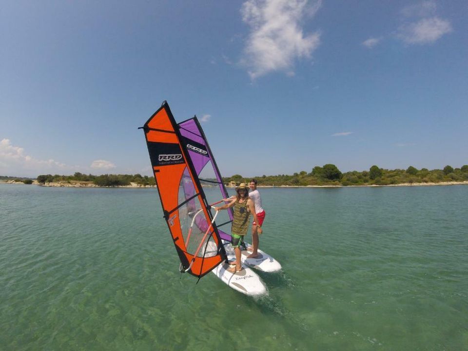 Segeln Surfen Windsurfen Katamaran Schule Unterricht Griechenland in Gerstetten