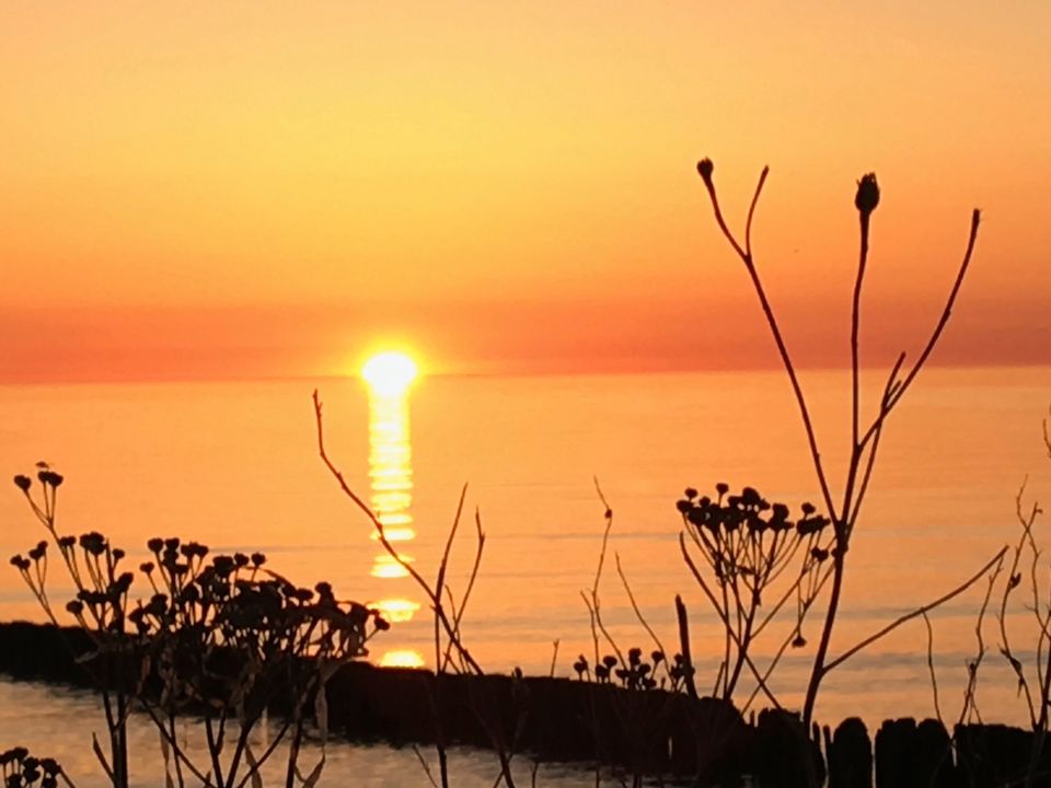 gemütliches Ferienhaus auf Rügen am Kap Arkona direkt am Strand in Putgarten