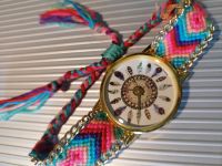 NEU ⚓ Hippie Flower Power Kult VW Bus Uhr Indie Oldti Wrist Watch Wandsbek - Hamburg Farmsen-Berne Vorschau