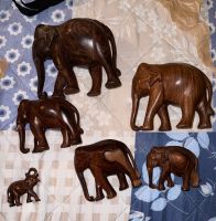Handgeschnitzelte Elefanten Nordrhein-Westfalen - Werdohl Vorschau