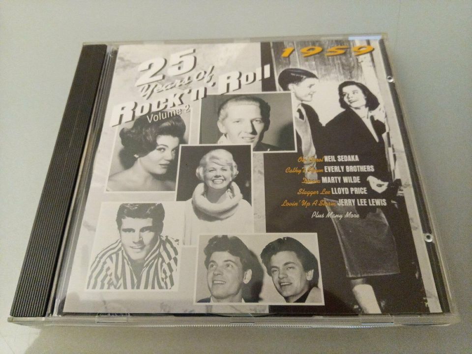 25 Years Of Rock 'N' Roll Volume 2 1959 ‎CD mit vielen TOP HITS in Köln