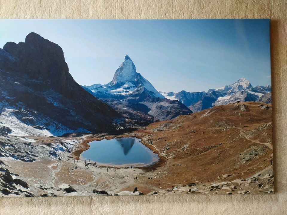 Druck auf Leinwand, Bild, Foto, Matterhorn, Schweiz in Schramberg