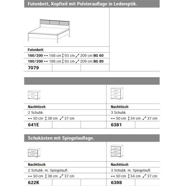 Jugend Bett Noel weiß 160*200 Kopfteil Lederlook Schlafzimmerbett in Hamm