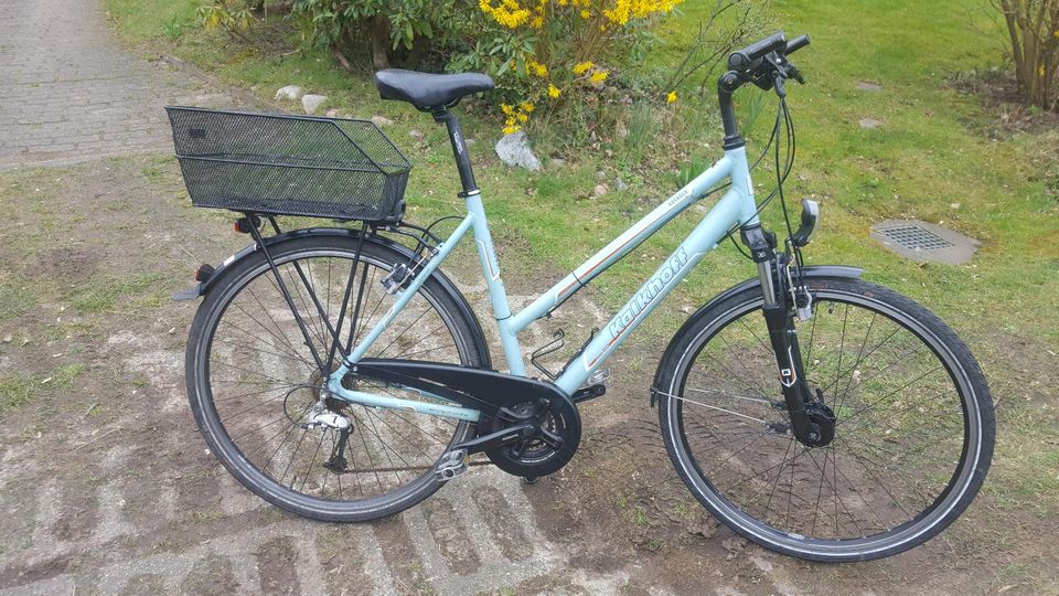 Alu Kalkhoff 28" Trekkingbike mit Öl Bremsen in Hamburg