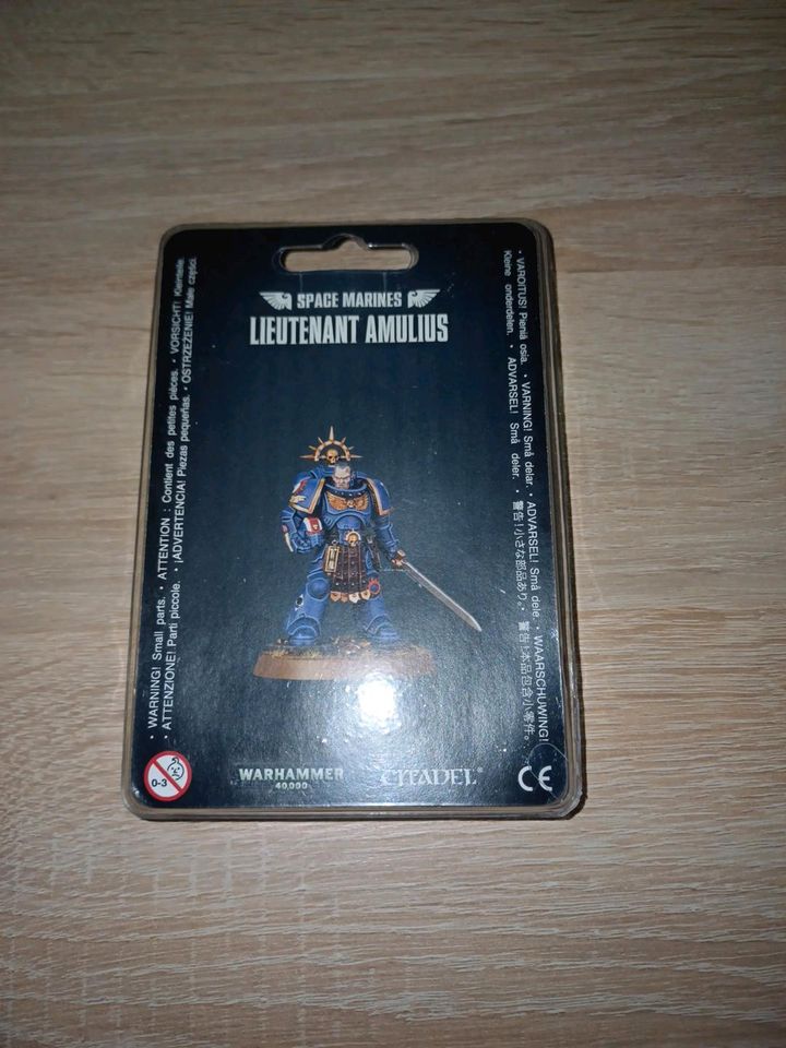 Warhammer 40k Space Marines Lieutenant Amulius in Nortorf